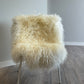 White Icelandic Curly Sheepskin