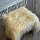 White Icelandic Curly Sheepskin