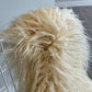 White Icelandic Curly Sheepskin