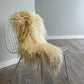 White Icelandic Curly Sheepskin - Black Sheep (White Light)