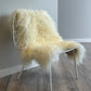 White Icelandic Curly Sheepskin