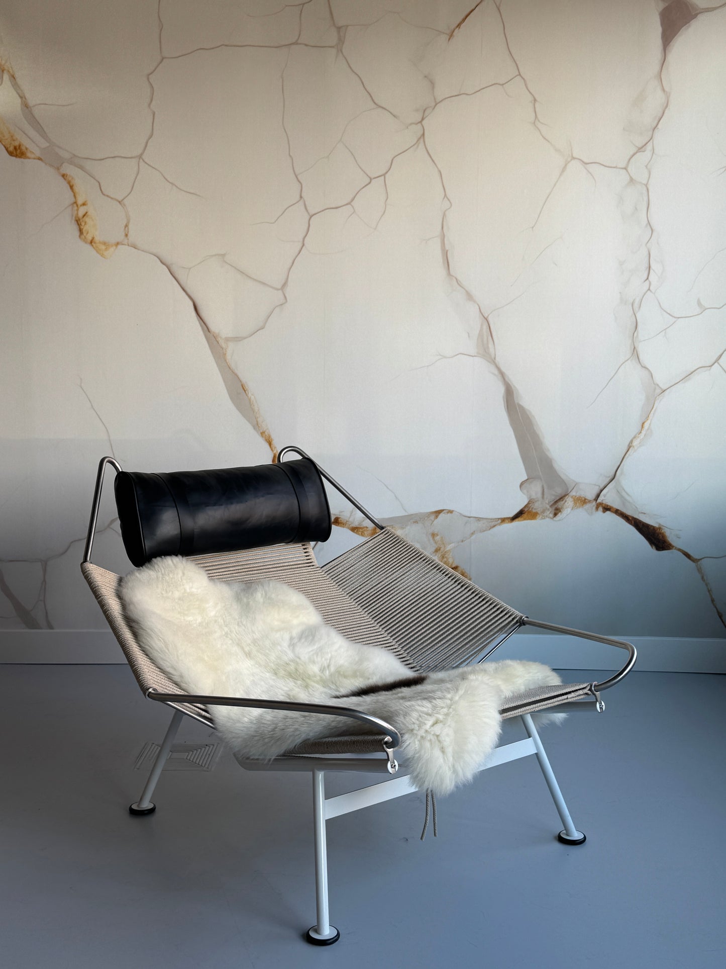 ONE OF A KIND Welsh Single "Drop" Spot Sheepskin