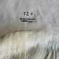 ONE OF A KIND Large White Long wool Icelandic Sheepskin with Light Grey Spot