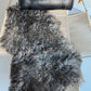 ONE OF A KIND XL Gotland Silver Long Wool Sheepskin