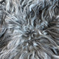 ONE OF A KIND XL Gotland Silver Long Wool Sheepskin