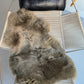 ONE OF A KIND Large Swedish Olive Green Sheepskin