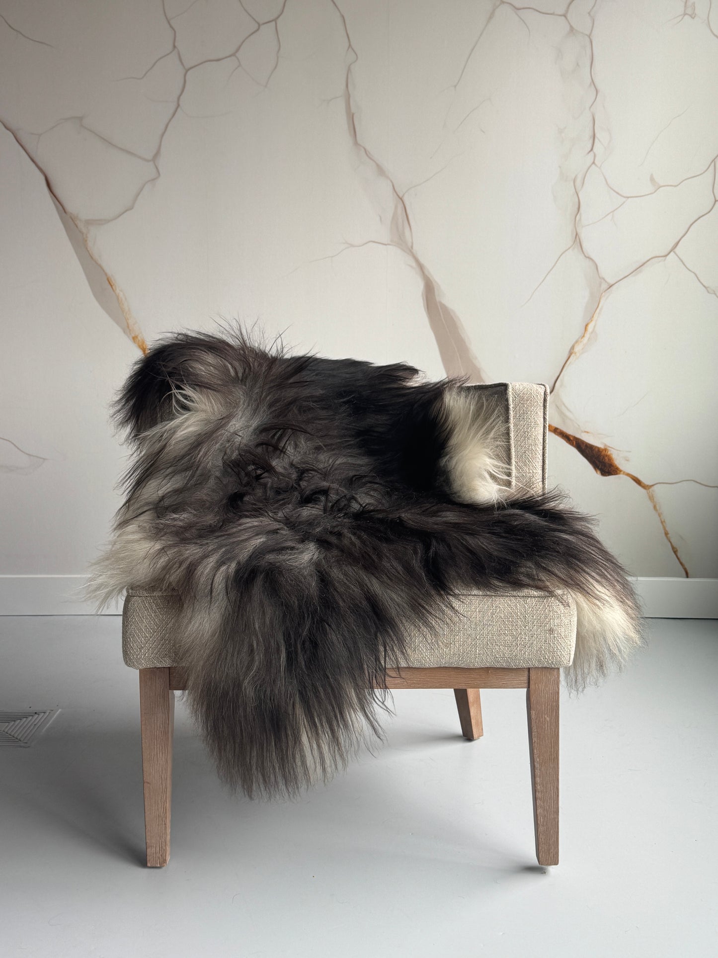 B Grade Dark Grey Icelandic Sheepskin