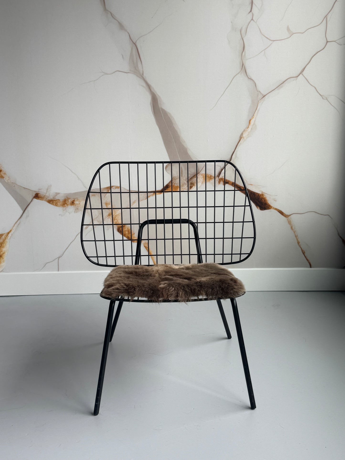 B Grade Shorn Brown Icelandic Sheepskin Chair Pad