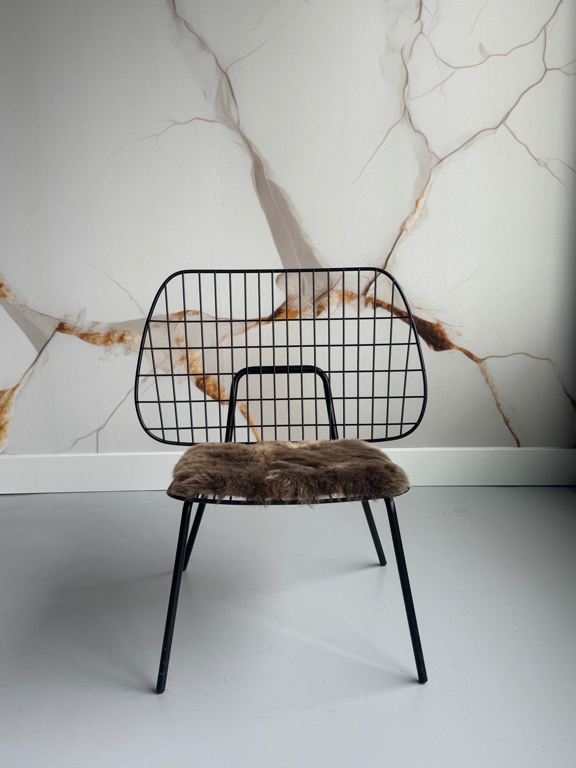 B Grade Shorn Brown Icelandic Sheepskin Chair Pad
