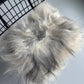 B Grade Natural Grey Icelandic Sheepskin Chair Pad