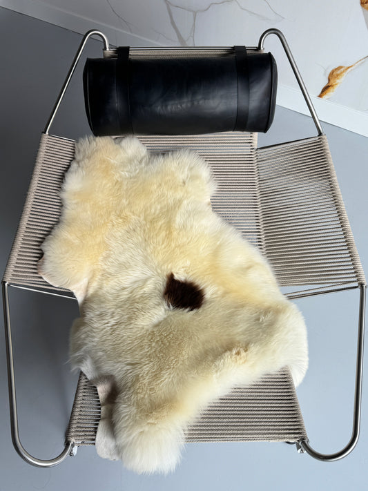 ONE OF A KIND Welsh Single Brown Spot Sheepskin