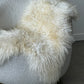 White Icelandic Curly Sheepskin