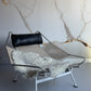 ONE OF A KIND White Medium Wool Gotland Sheepskin with baby grey