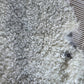ONE OF A KIND White Medium Wool Gotland Sheepskin with baby grey