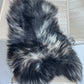 ONE OF A KIND Black/White Icelandic Sheepskin
