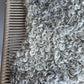 ONE OF A KIND Narrow Light Grey Medium Wool Gotland Sheepskin