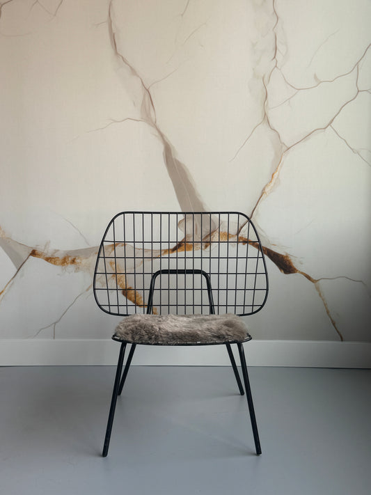 B Grade Shorn Taupe Icelandic Sheepskin Chair Pad