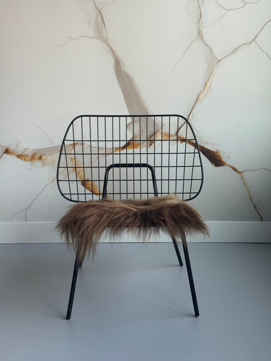 B Grade Brown Icelandic Sheepskin Chair Pad