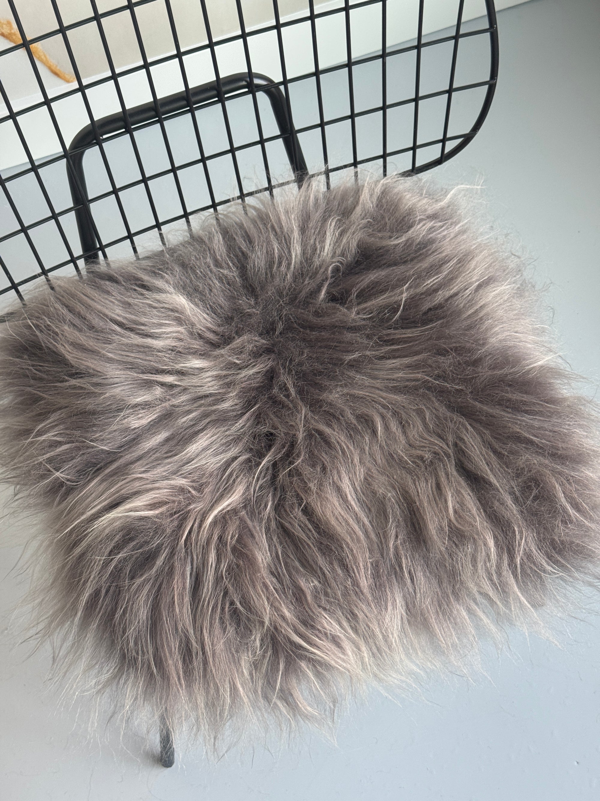 B Grade Mineral Icelandic Sheepskin Chair Pad