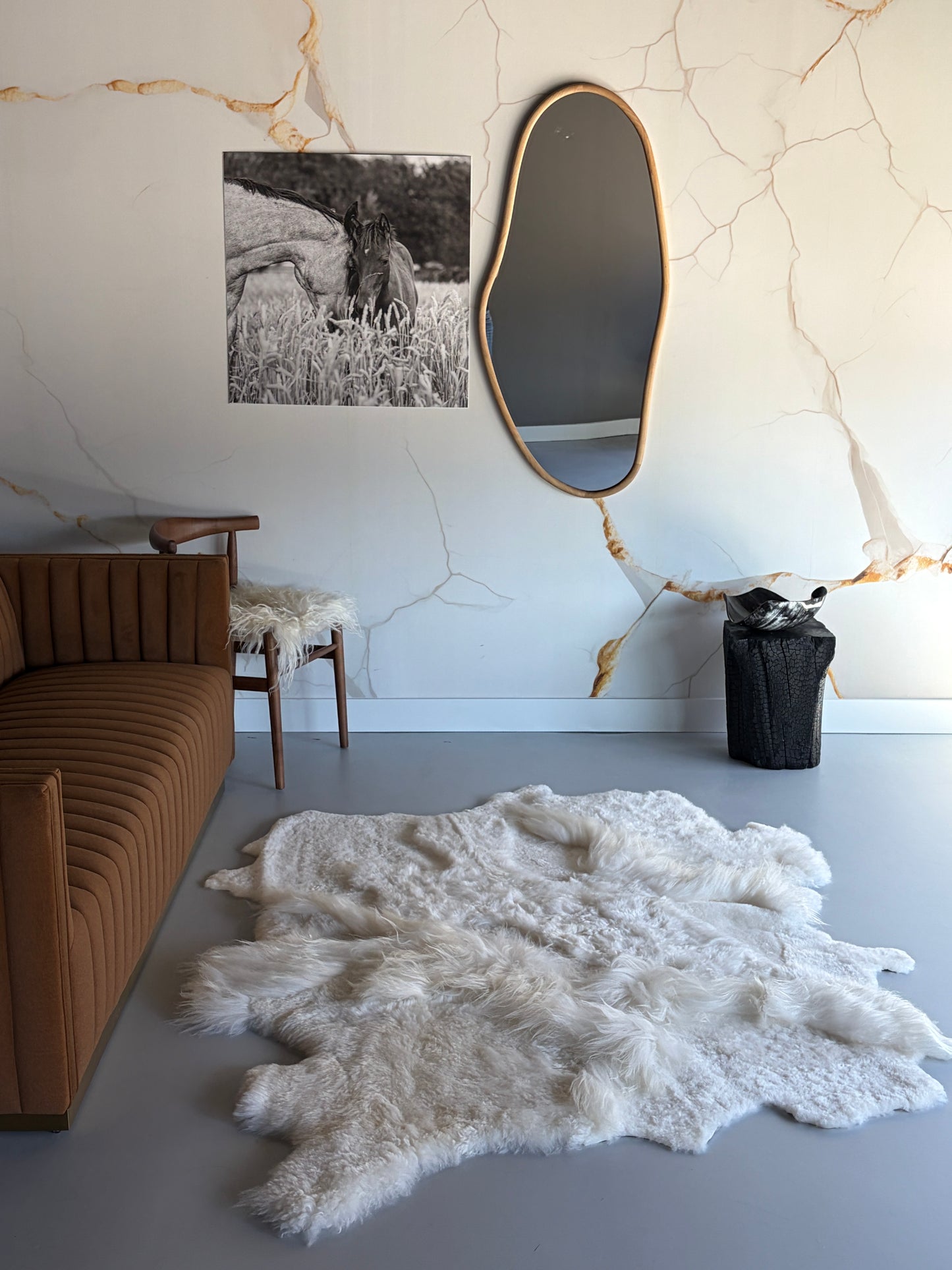 White/Cream Sheepskin Rug