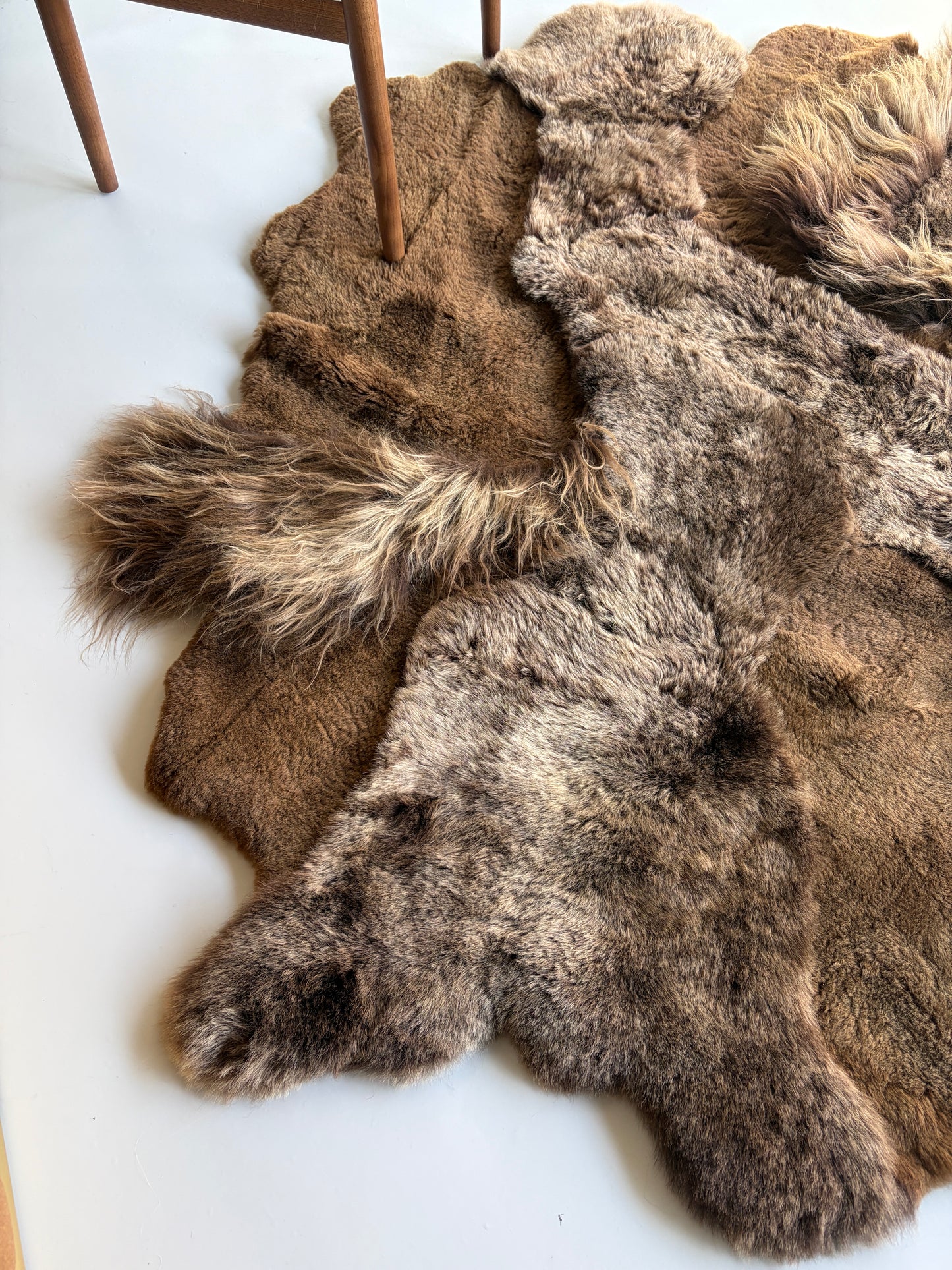 Brown Sheepskin Rug