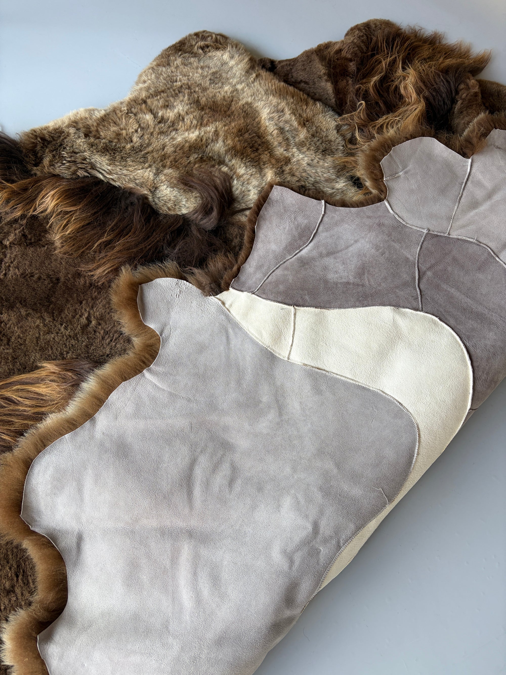 Brown Sheepskin Rug