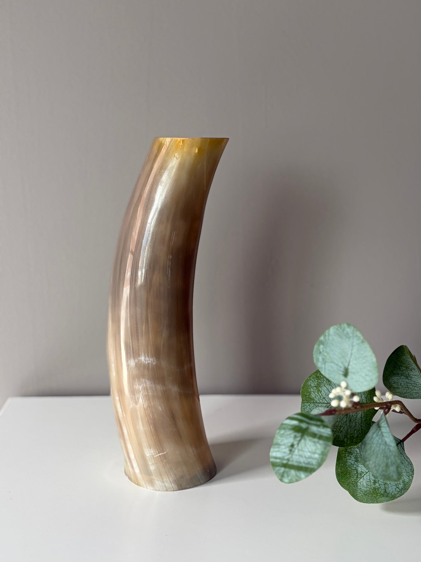 B Grade Ankole & Gyr Horn Light Vase