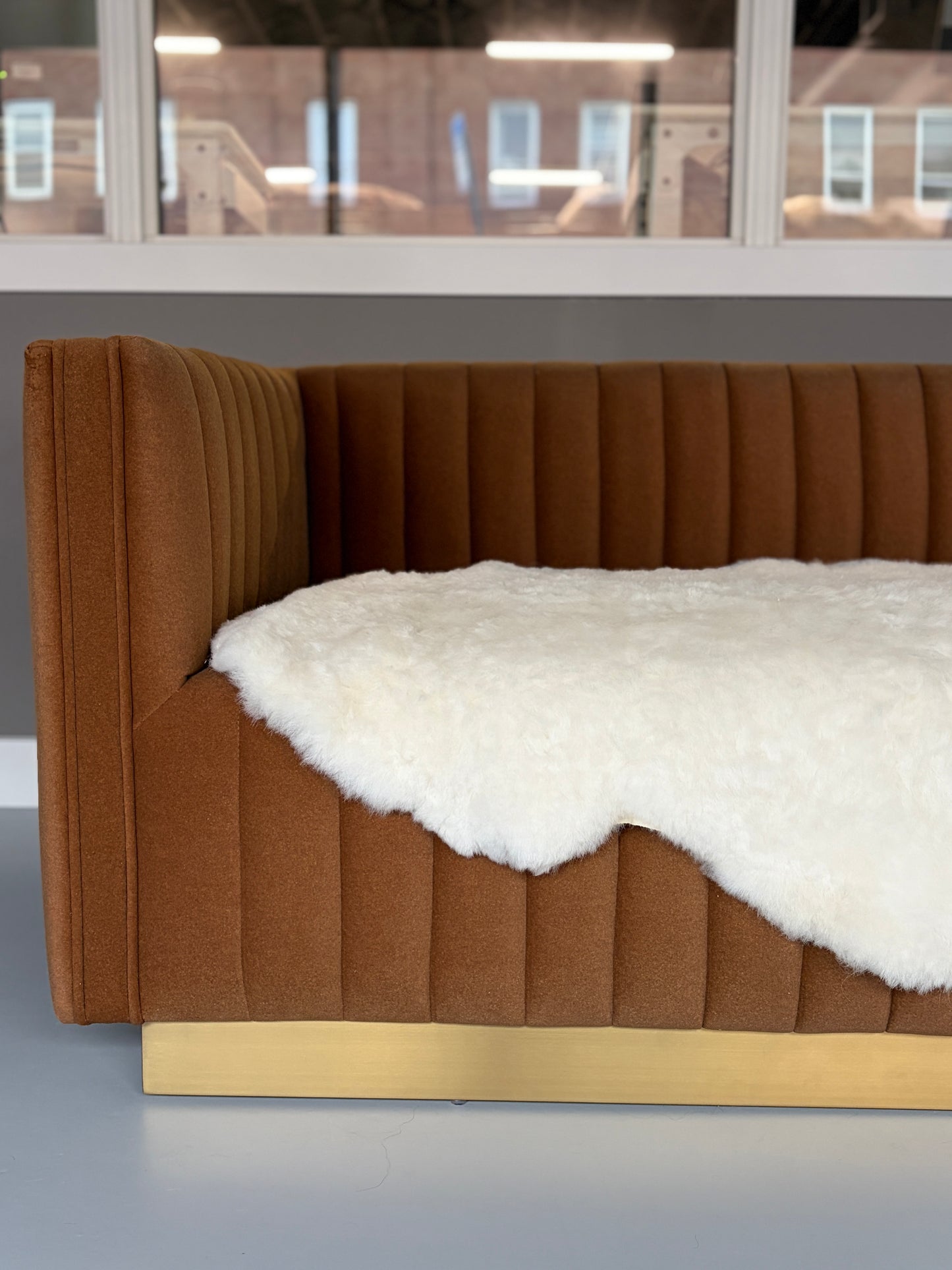 Ultrashorn White Icelandic Sheepskin