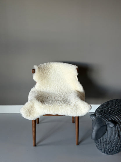 Ultrashorn White Icelandic Sheepskin