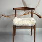 ONE OF A KIND Icelandic Shorn White Sheepskin Chair Pad