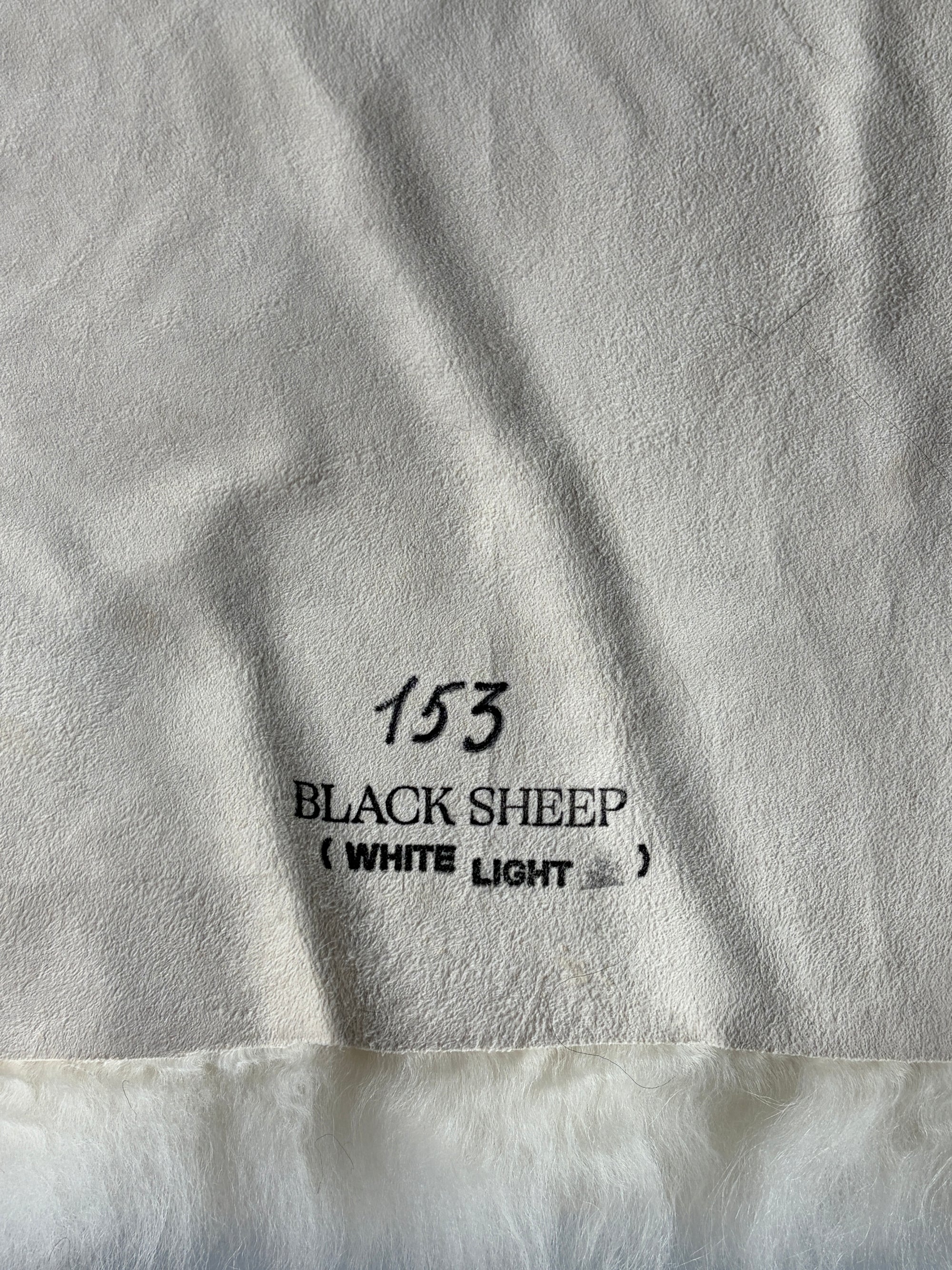 ONE OF A KIND Icelandic Shorn White Sheepskin Chair Pad