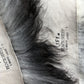 ONE OF A KIND Matching Pair of Black/White Curly Icelandic Sheepskin chair pads