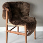 Shorn Dark Brown Icelandic Sheepskin