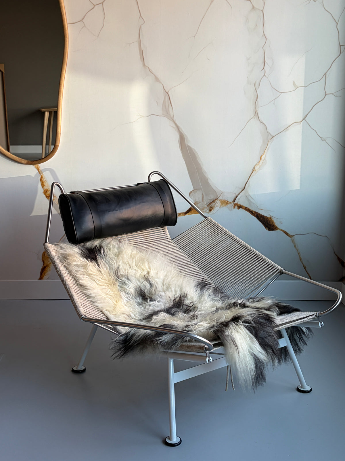 Natural Grey/White Mix Icelandic Sheepskin | Random