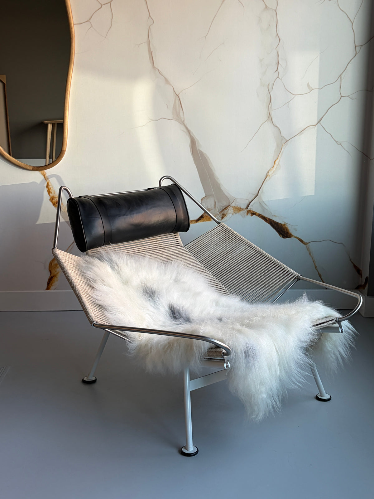 Natural Grey/White Mix Icelandic Sheepskin | Random
