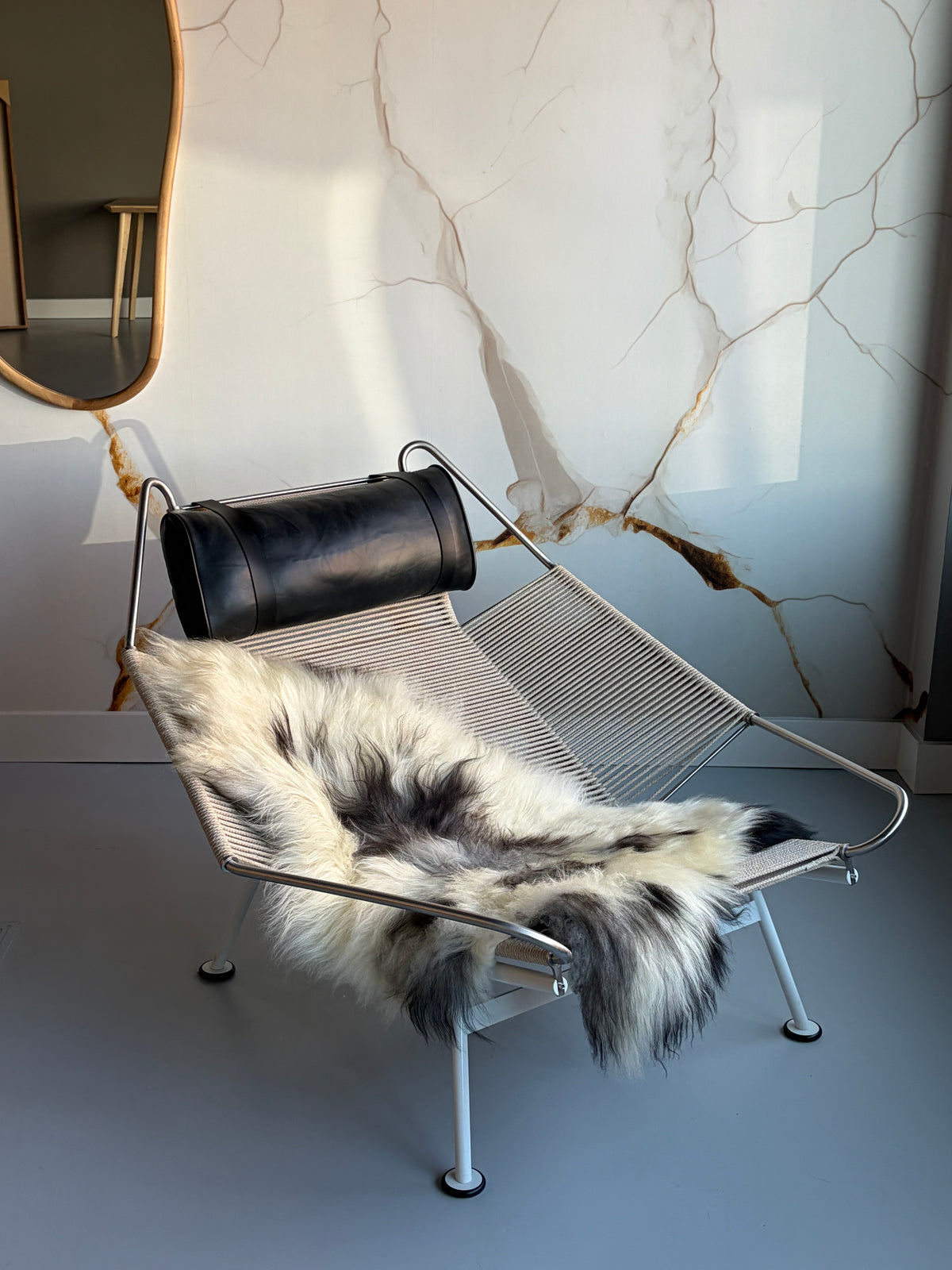 Natural Grey/White Mix Icelandic Sheepskin | Random