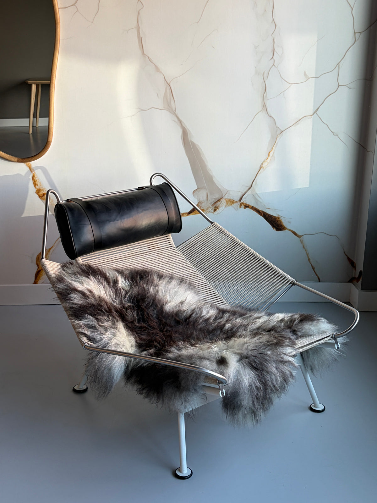 Natural Grey/White Mix Icelandic Sheepskin | Random