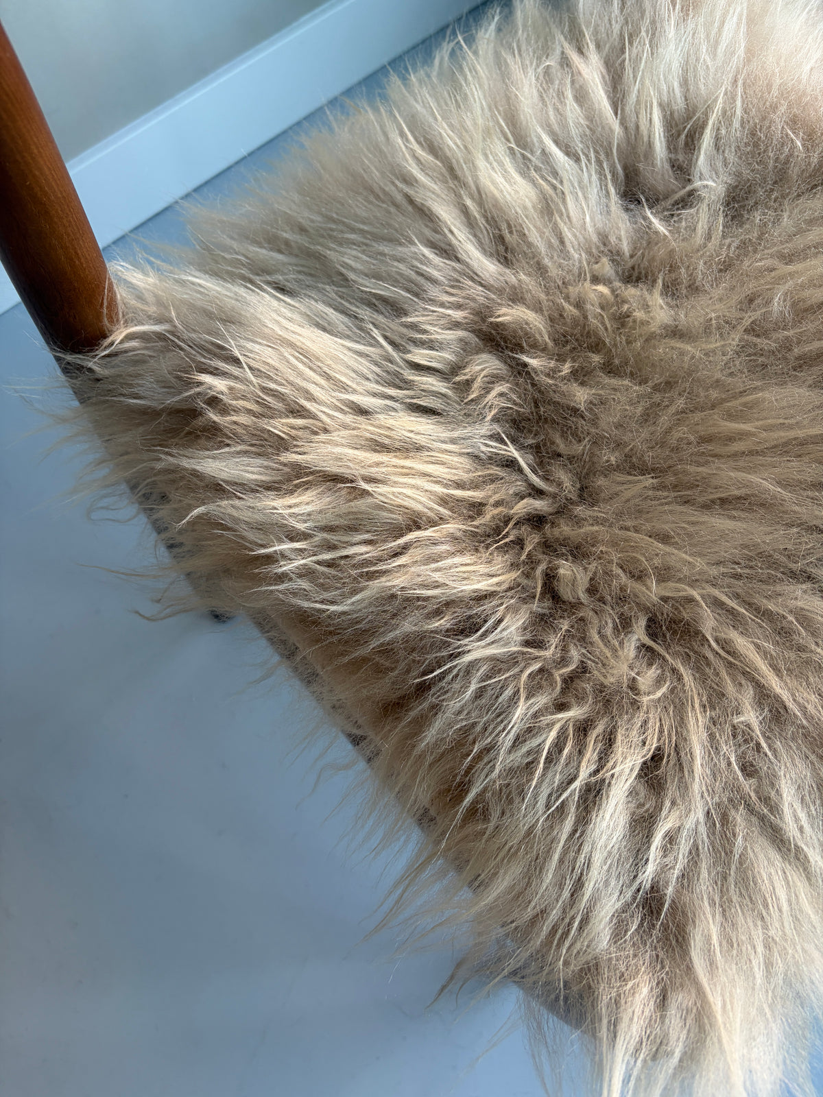 ONE OF A KIND Icelandic Oatmeal Sheepskin Chair Pad