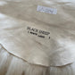 ONE OF THE KIND Icelandic Cream Sheepskin, Large - Black Sheep (White Light)