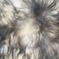 ONE OF THE KIND Icelandic Grey Dark Ends Sheepskin