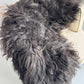 B Grade Black Long Wool Icelandic Sheepskin