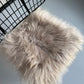B Grade Nude Long Wool Icelandic Sheepskin Chair Pad