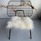 B Grade White Long Wool Icelandic Sheepskin Chair Pad