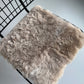 B Grade Nude Shorn Wool Icelandic Sheepskin Chair Pad