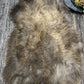 ONE OF THE KIND Icelandic Brown Grey Sheepskin