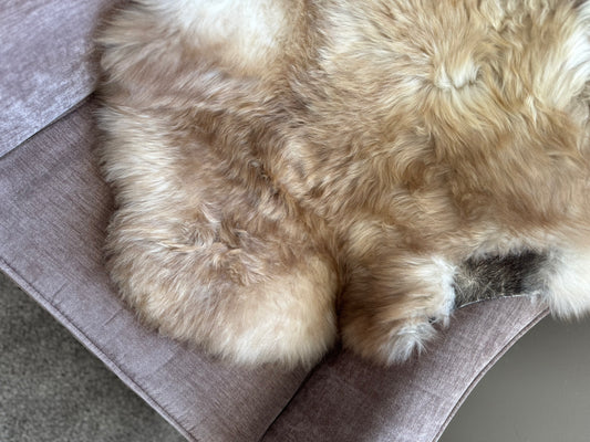 Unique Blend Beige Welsh Sheepskin