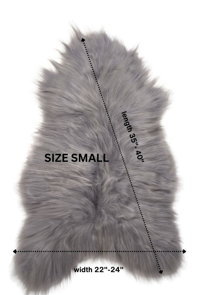 Piel de oveja islandesa plateada