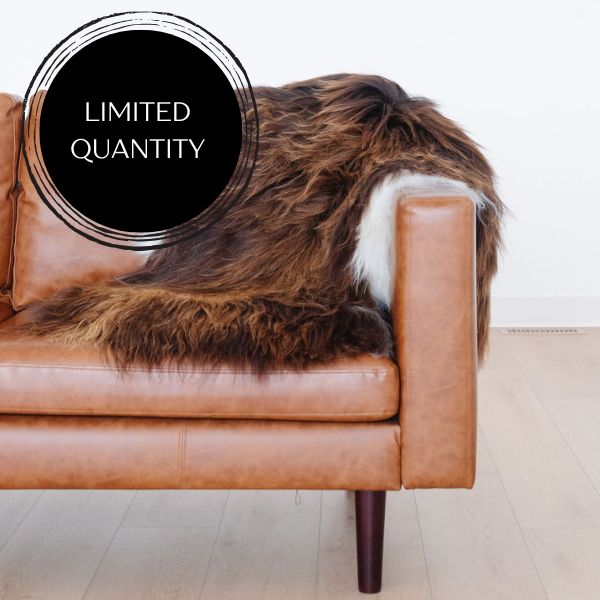 Rare Rusty Brown Icelandic Sheepskin