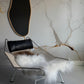 ONE OF A KIND White with Brown top Icelandic Sheepskin