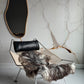ONE OF A KIND Gotland Long Wool Grey with Brown curls Sheepskin